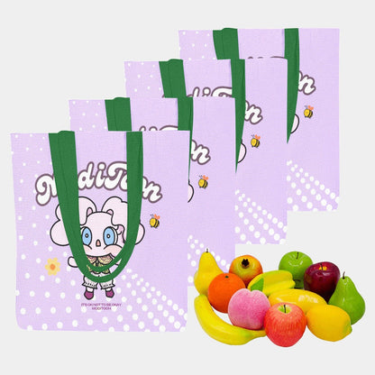 ModiToon Modi's Diary Canvas Eco-bag Ensemble de 4 | 모디툰 모디의 다이어리 에코백 4종 세트