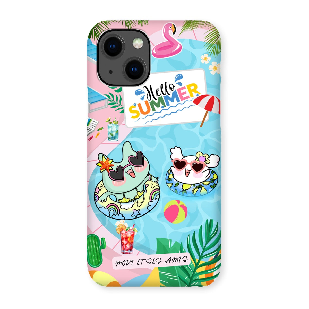 Pink Love Summer Modi et Ses Amis Snap Phone Case