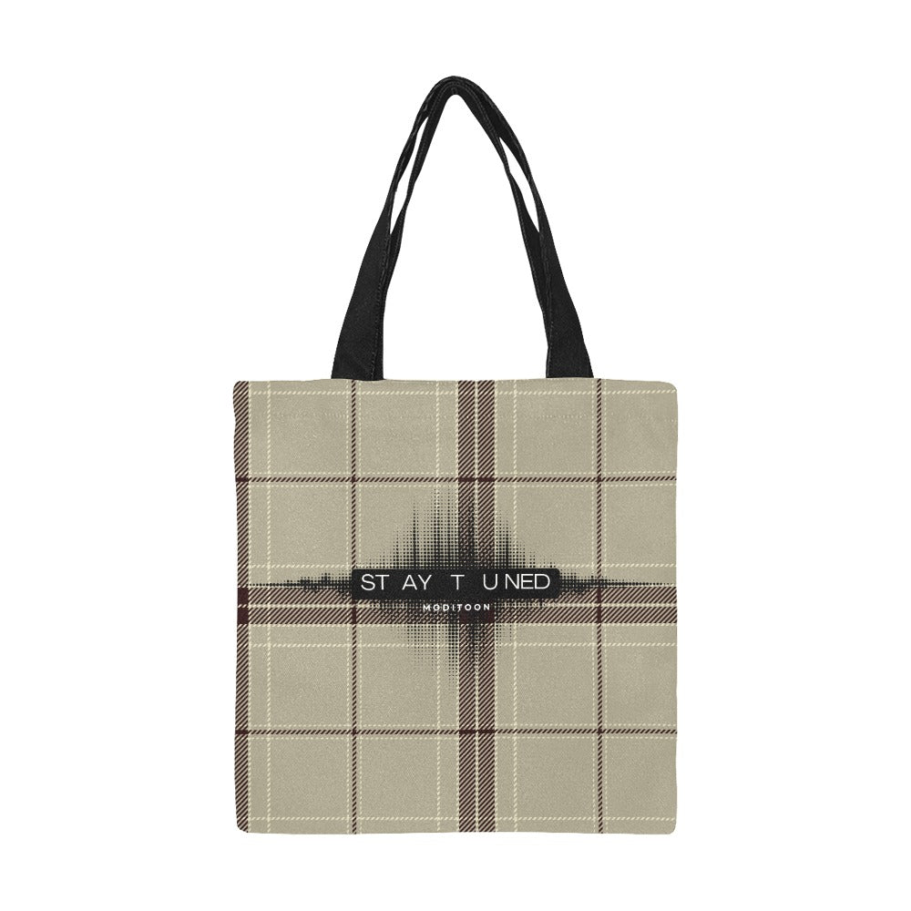 ModiToon Staytuned Check Ecobag [S] 모디툰 스테이튠드 체크 에코백