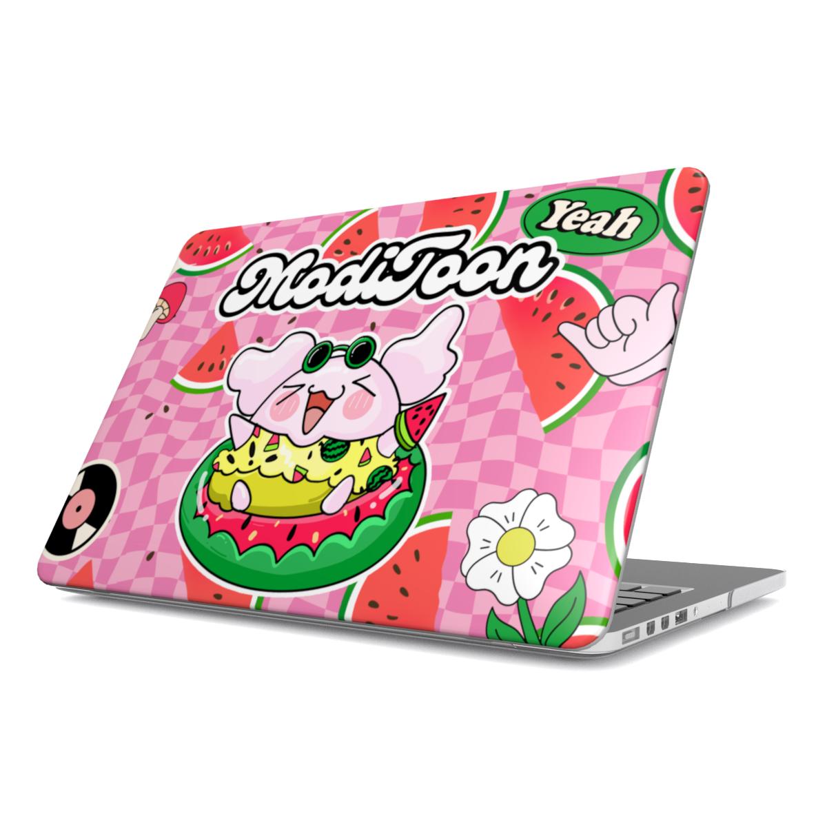 ModiToon Pink Love MacBook Case | 모디툰 핑크러브 맥북 케이스