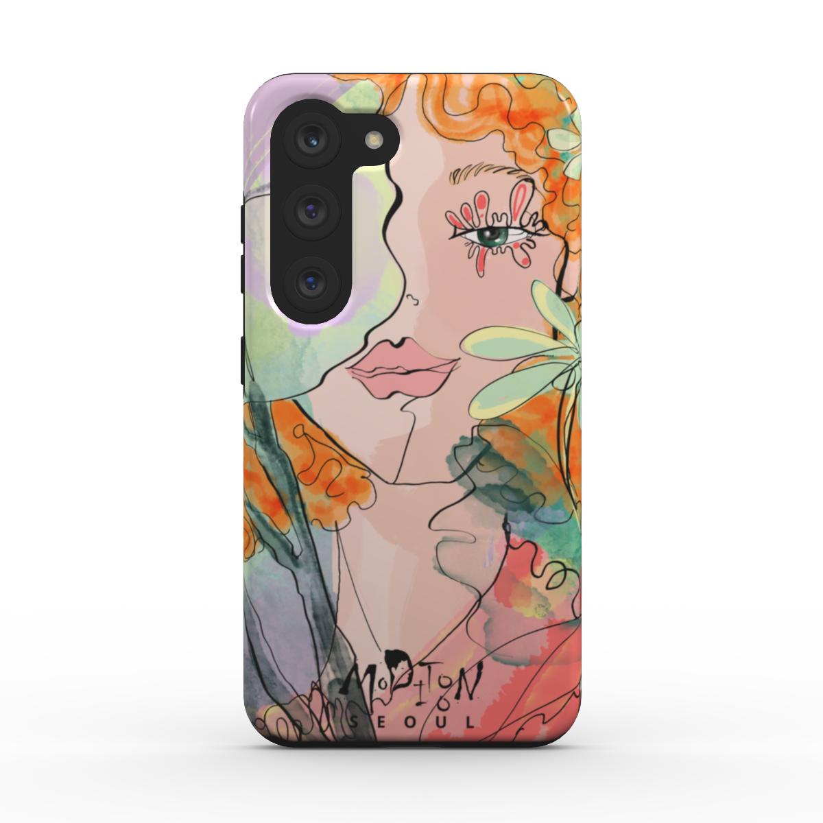 ModiToon Spring Mood Tough Phone Case | 모디툰 봄의 빛깔 범퍼 폰케이스