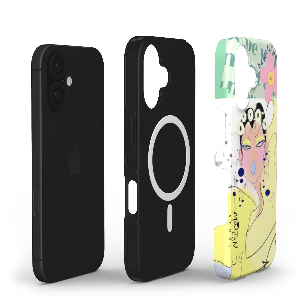 ModiToon Bloom Your Day MagSafe Tough Phone Case | 모디툰 피우리 맥세이프 폰케이스