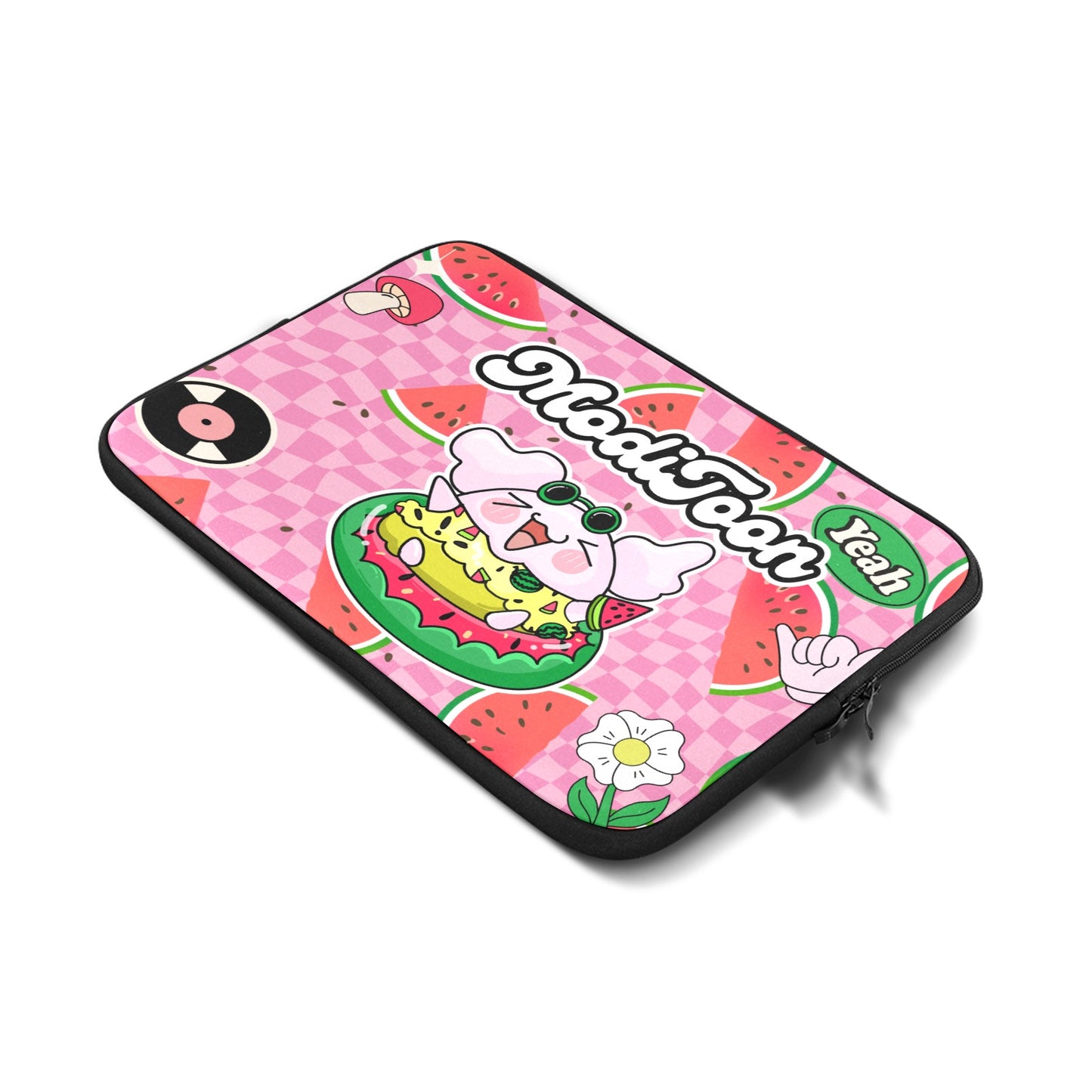 ModiToon Pink Love Custom Sleeve for Laptop 17" | 모디툰 핑크럽 17인치 노트북 가방