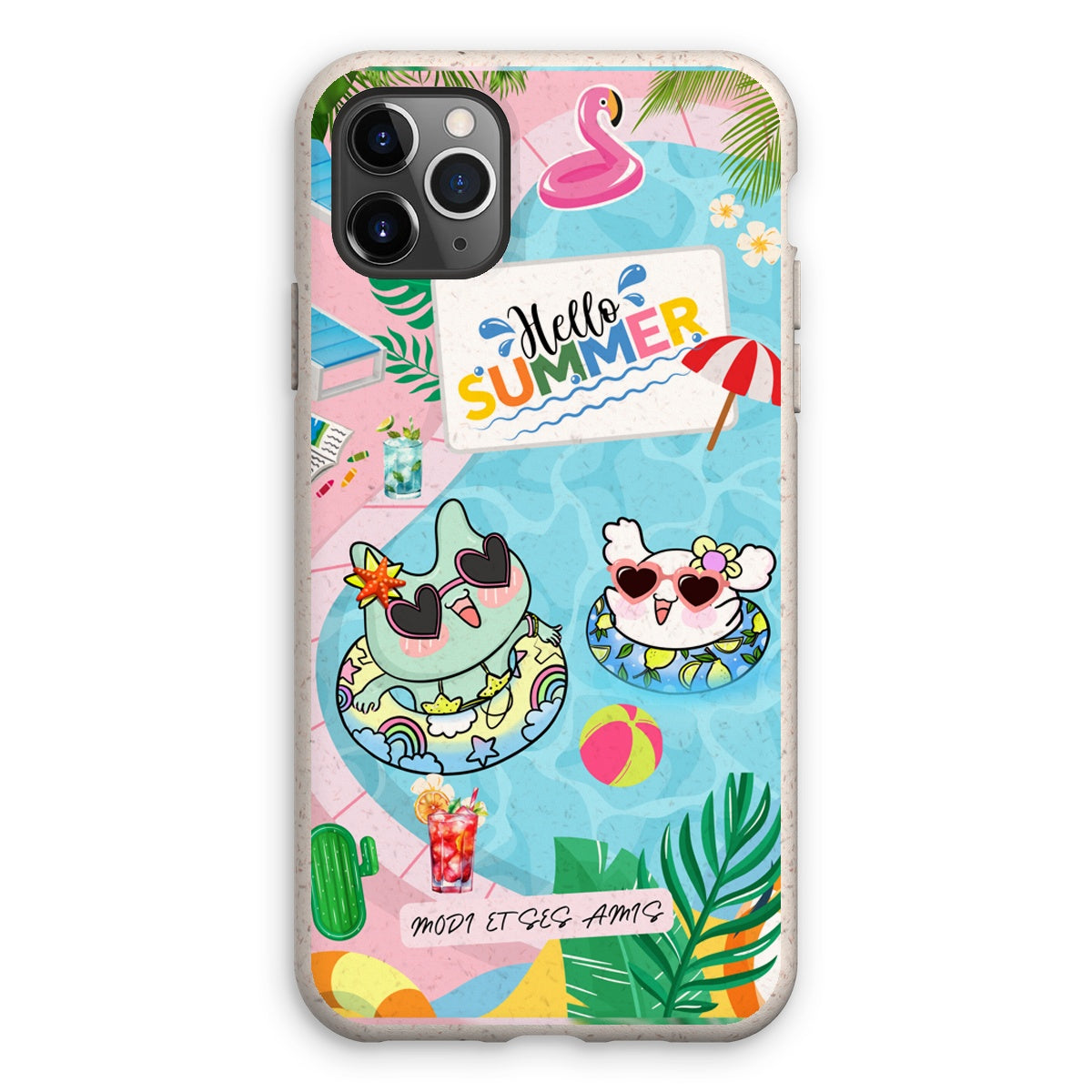 Pink Love Summer Modi et Ses Amis Eco Phone Case