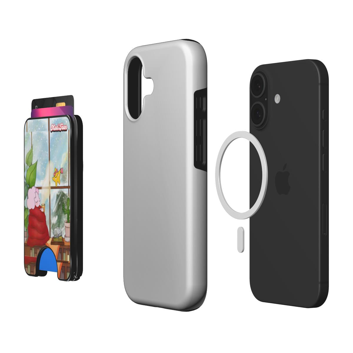 ModiToon Tea Time Magnetic wallet
