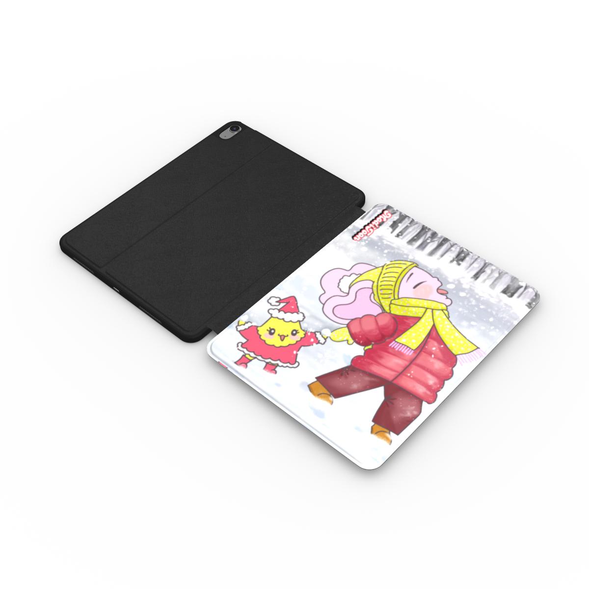 [Ipad Small] ModiToon Snowy Apple iPad Case