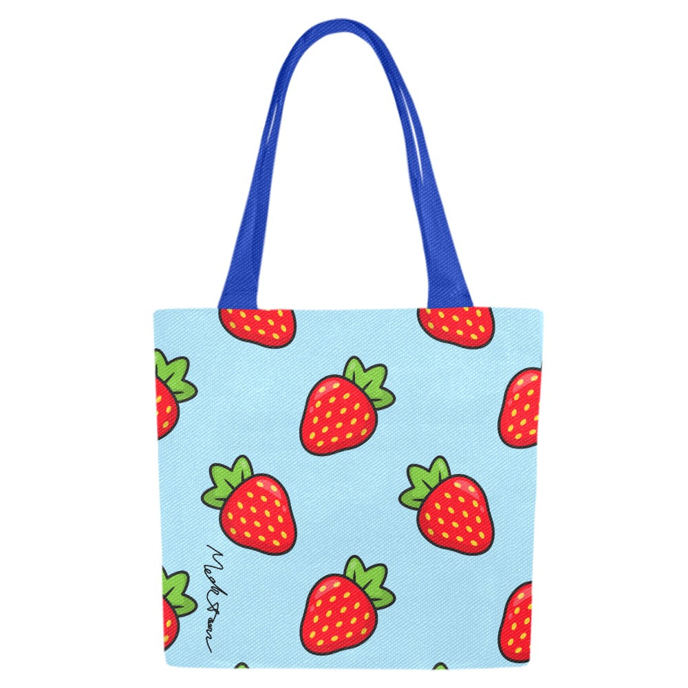 ModiToon Modi's Diary Strawberry Dream Canvas Eco-bag Ensemble de 4 | 모디툰 모디의 다이어리 스트로베리 드림 에코백 4종 세트