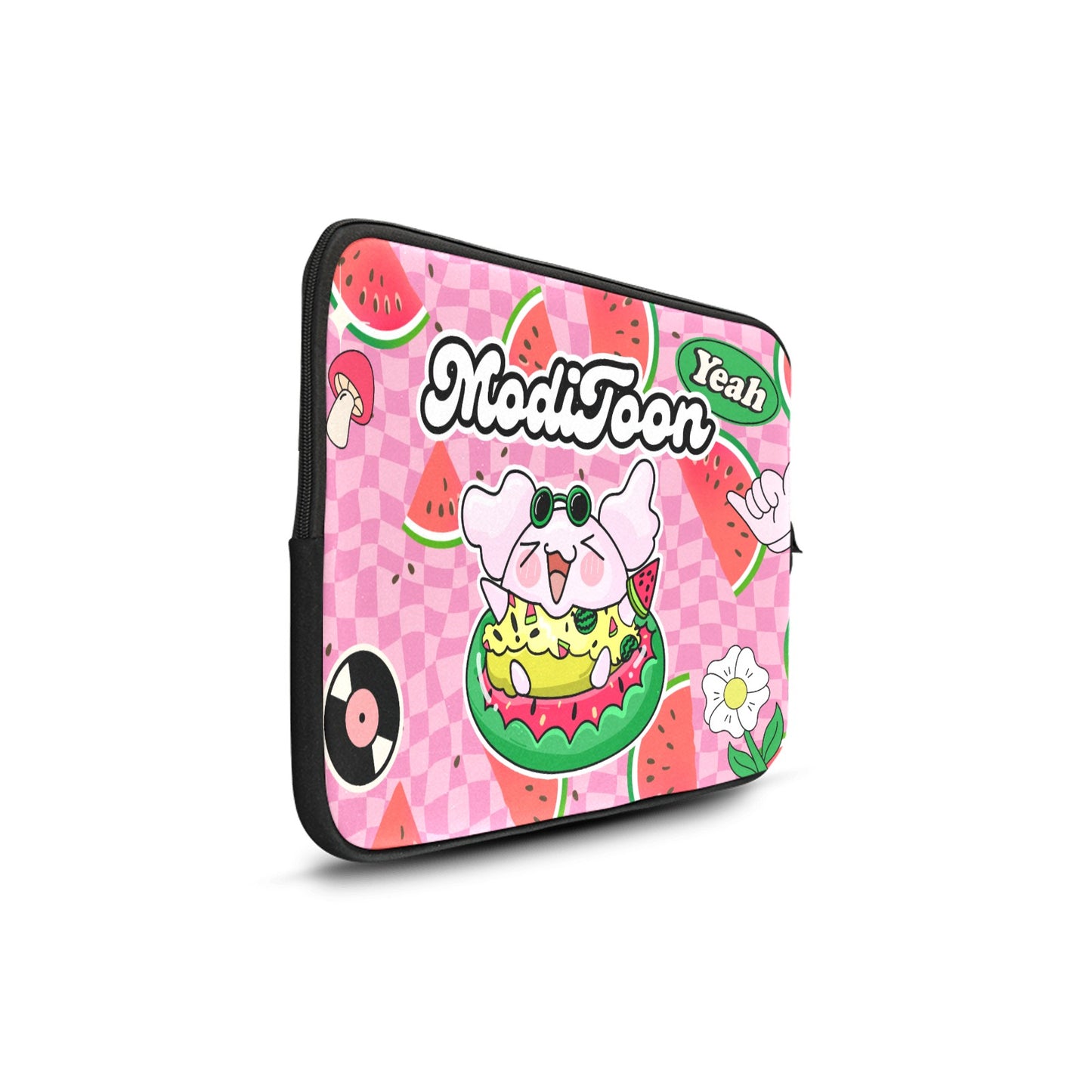 ModiToon Pink Love Custom Sleeve for Laptop 17" | 모디툰 핑크럽 17인치 노트북 가방