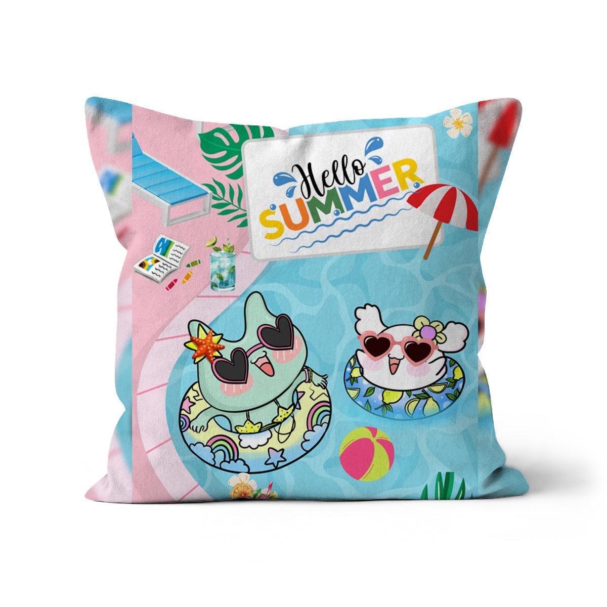 Pink Love Summer Modi et Ses Amis Cushion