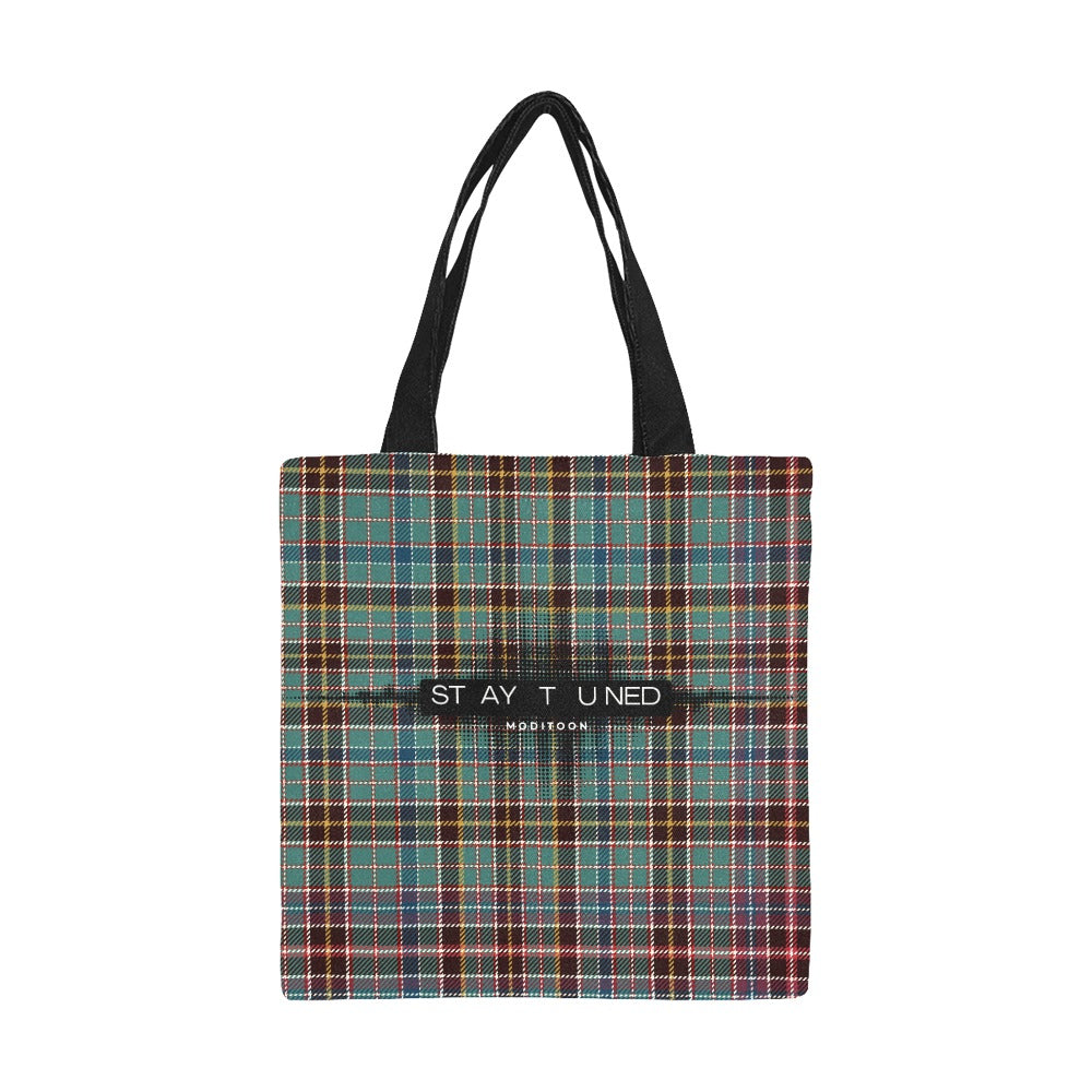 ModiToon Staytuned Check Ecobag [S] 모디툰 스테이튠드 체크 에코백