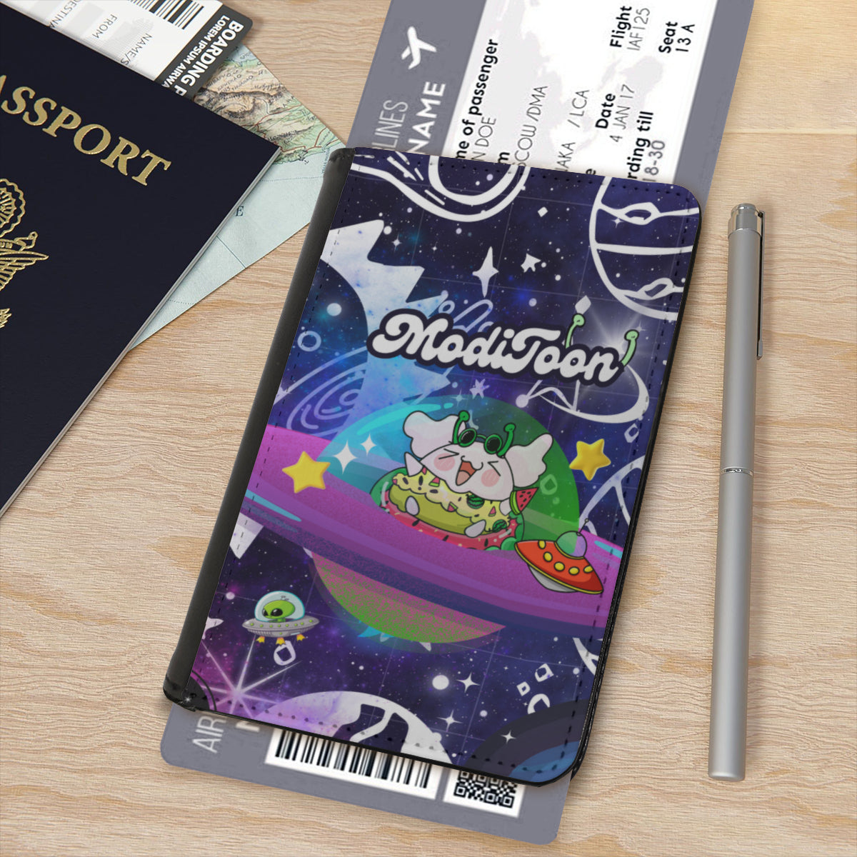 ModiToon Modi Universe passport cover