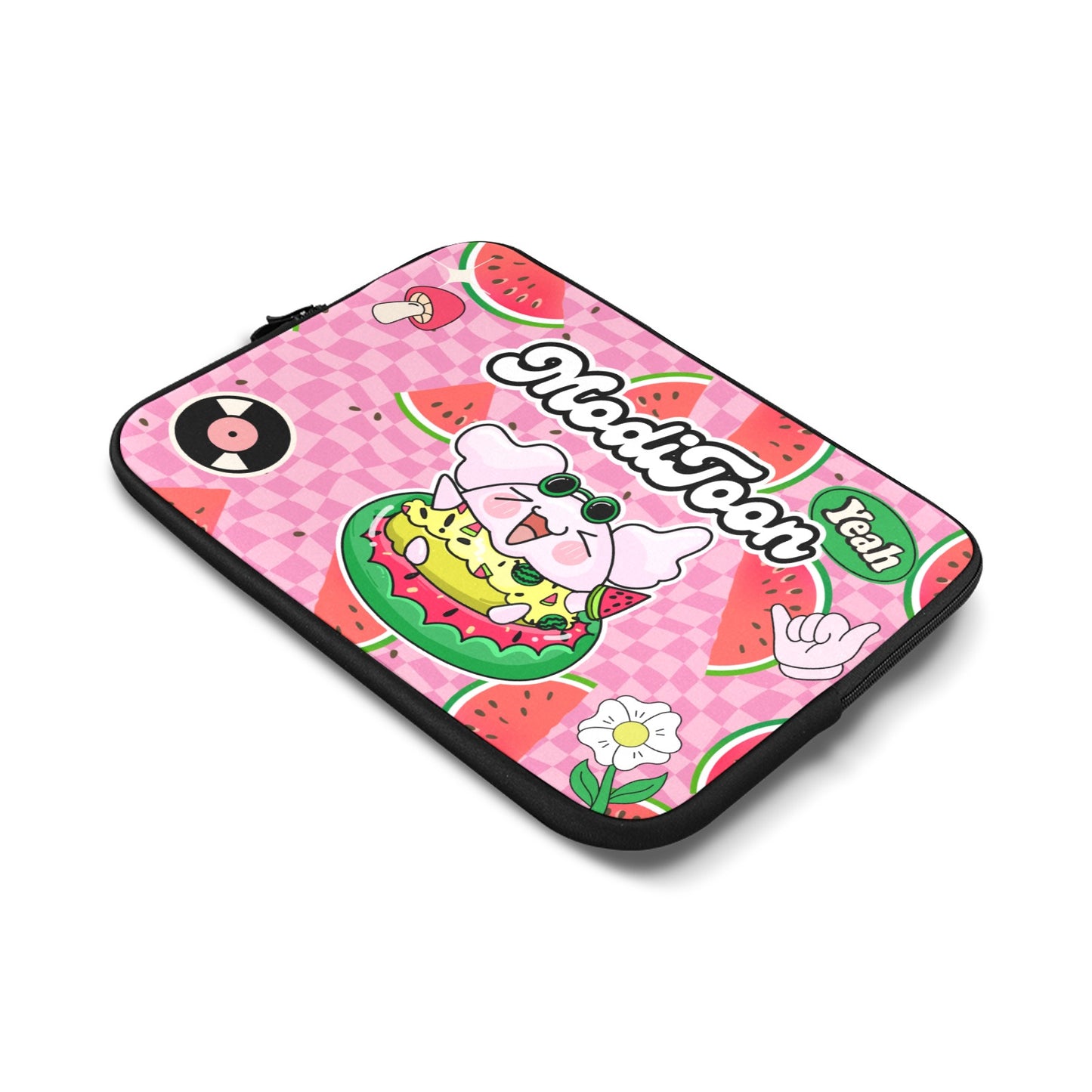 ModiToon Pink Love Sleeve for 14" Laptop | 모디툰 핑크럽 14인치 노트북 가방