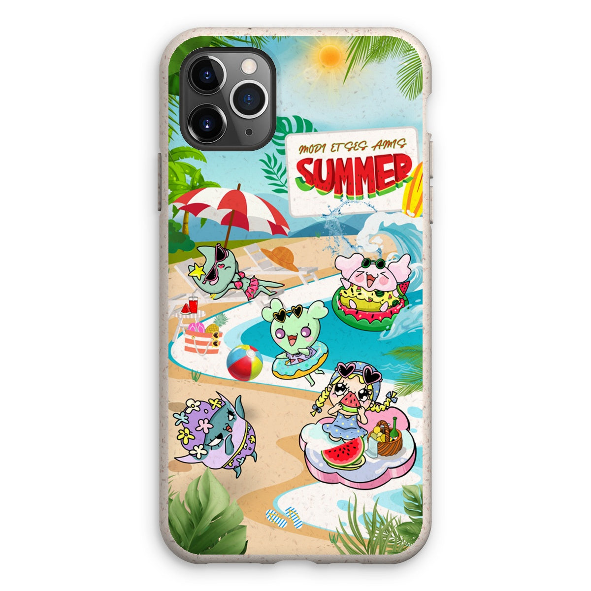 Watermelon vacance Modi et Ses Amis Eco Phone Case