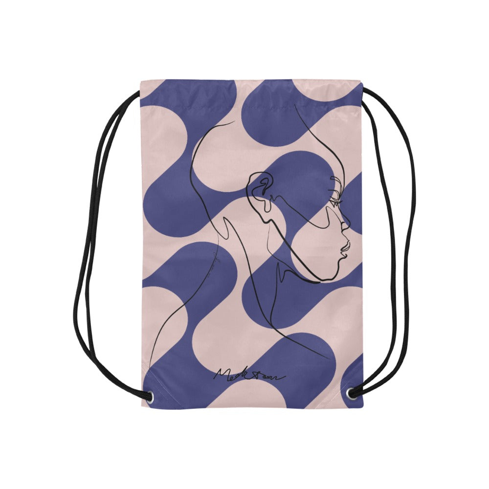 ModiToon Thinker Drawstring Bags  S  | 모디툰 생각하는 사람 드로우스트링 백