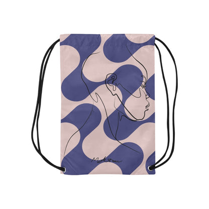 ModiToon Thinker Drawstring Bags  S  | 모디툰 생각하는 사람 드로우스트링 백