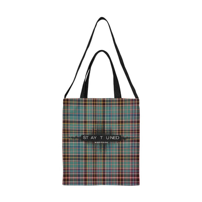 ModiToon Staytuned Check Ecobag Two way  모디툰 스테이튠드 체크 투웨이 에코백