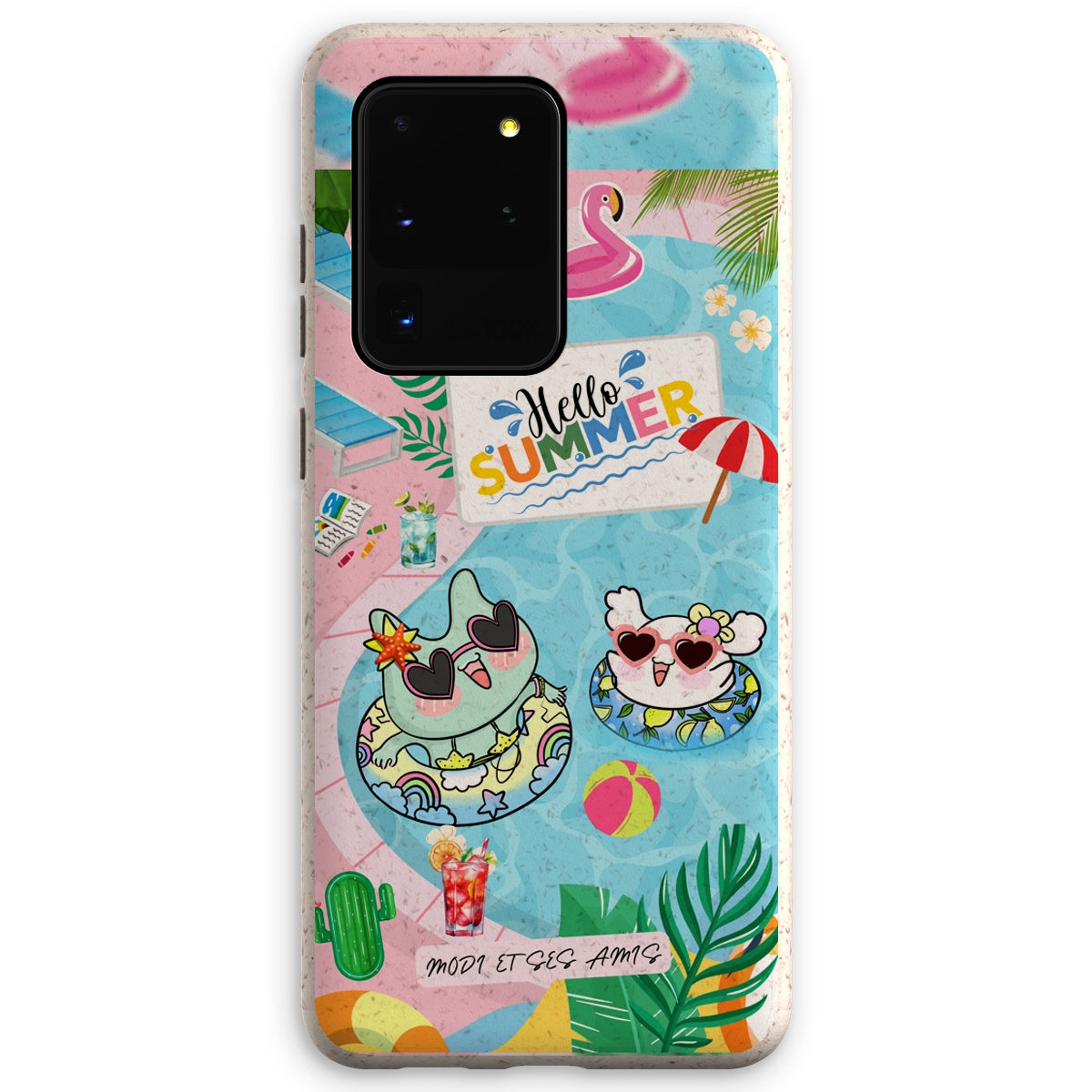 Pink Love Summer Modi et Ses Amis Eco Phone Case