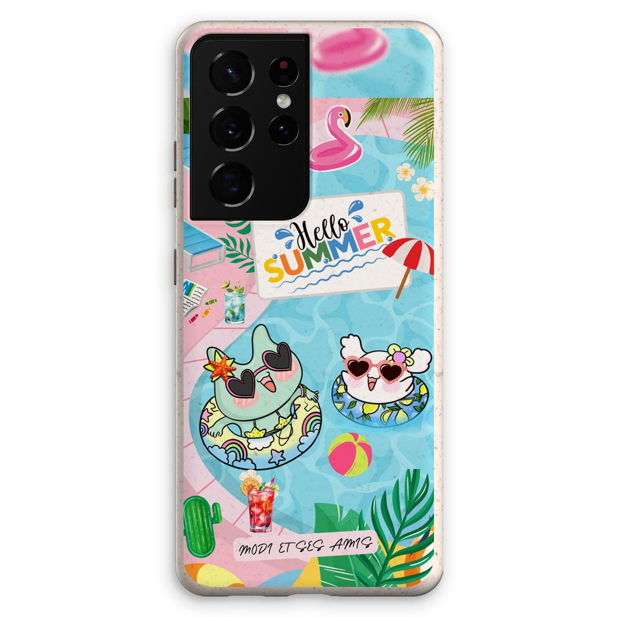 Pink Love Summer Modi et Ses Amis Eco Phone Case