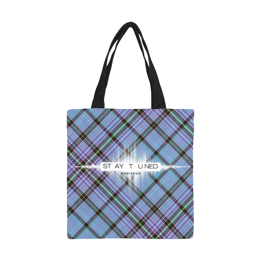 ModiToon Staytuned Check Ecobag [S] 모디툰 스테이튠드 체크 에코백