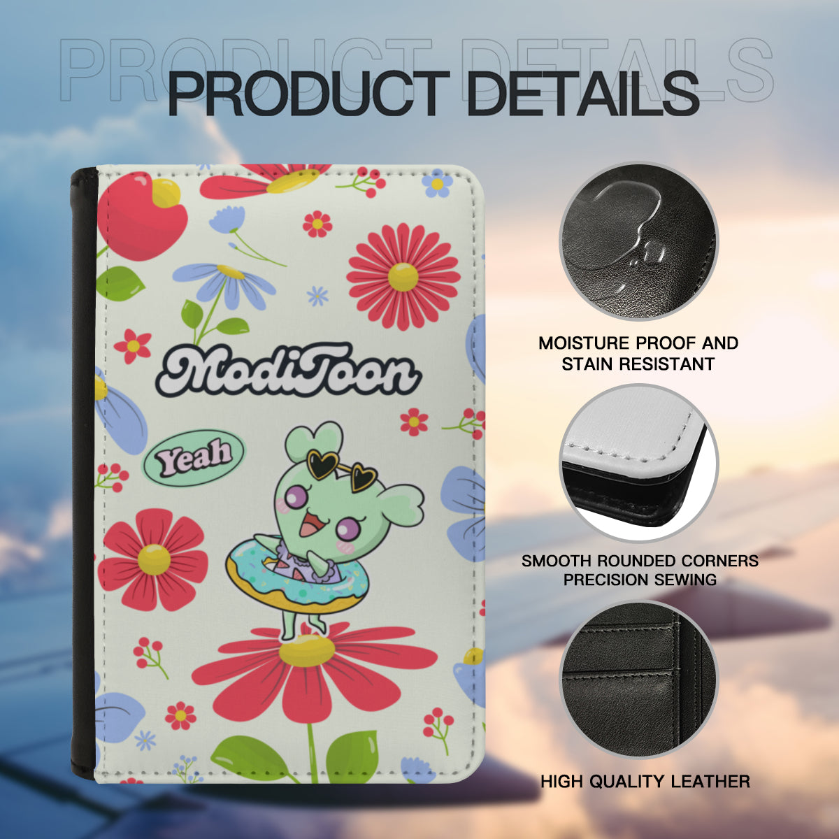 ModiToon Dasoni Blossom passport cover