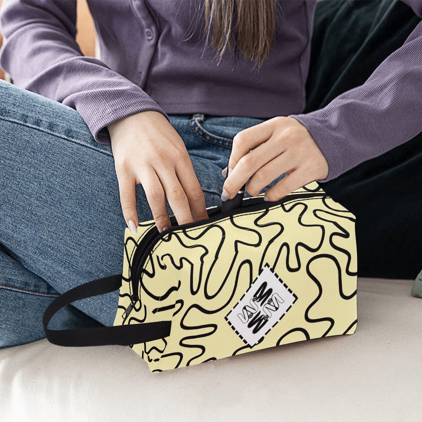 ModiToon Freewheeling Daily Pouch, Handle Bag | 모디툰 자유드로잉 데일리 파우치 핸들백