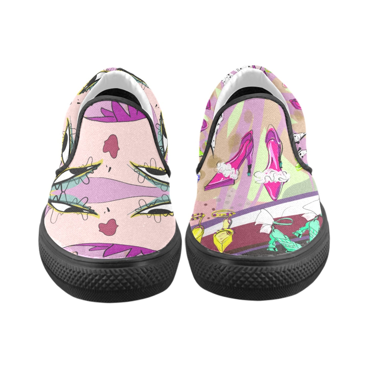 [Dopamine Addict] Slip-on Canvas Women's Shoes