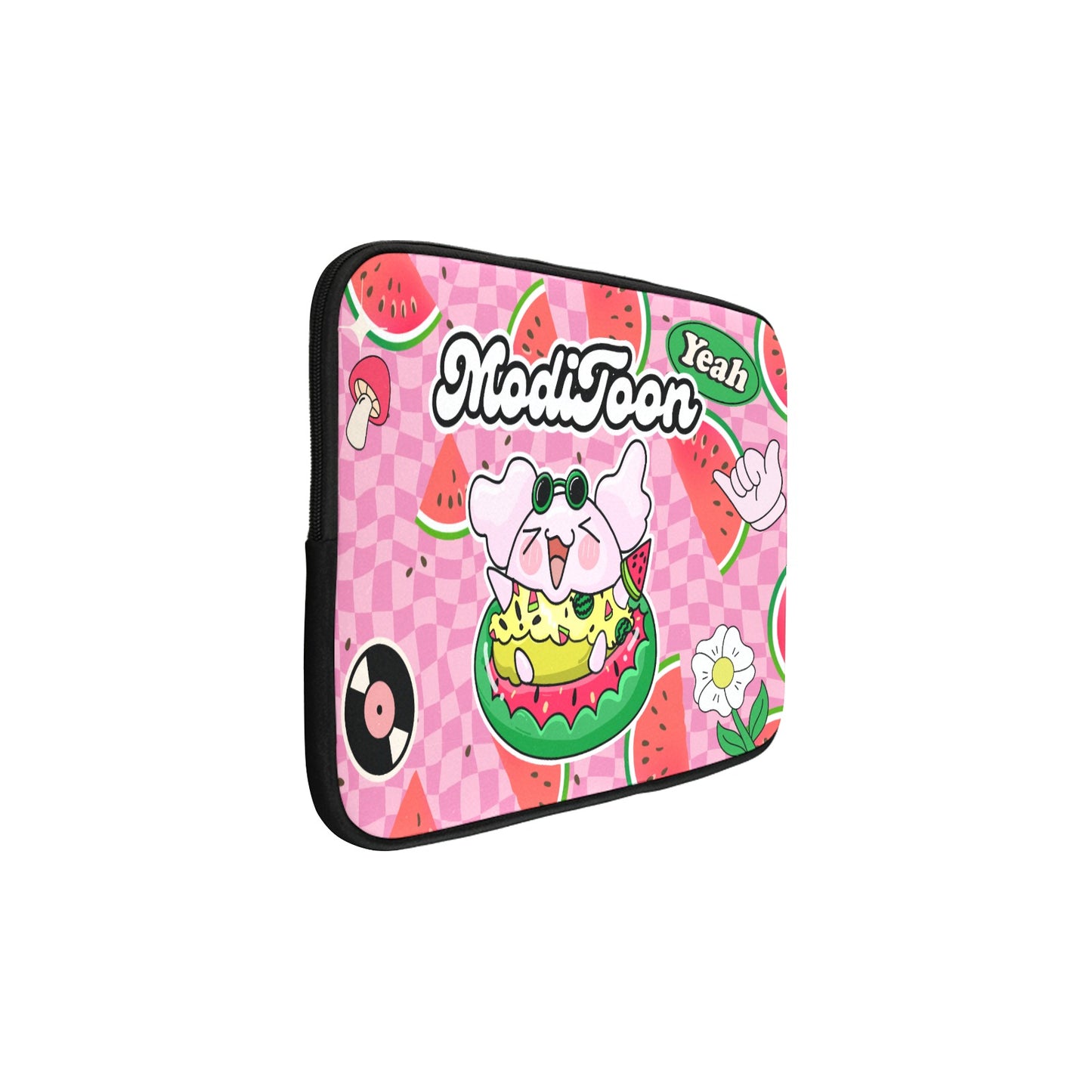 ModiToon Pink Love Sleeve for 15.6" Laptop | 모디툰 핑크럽 15.6인치 노트북 가방