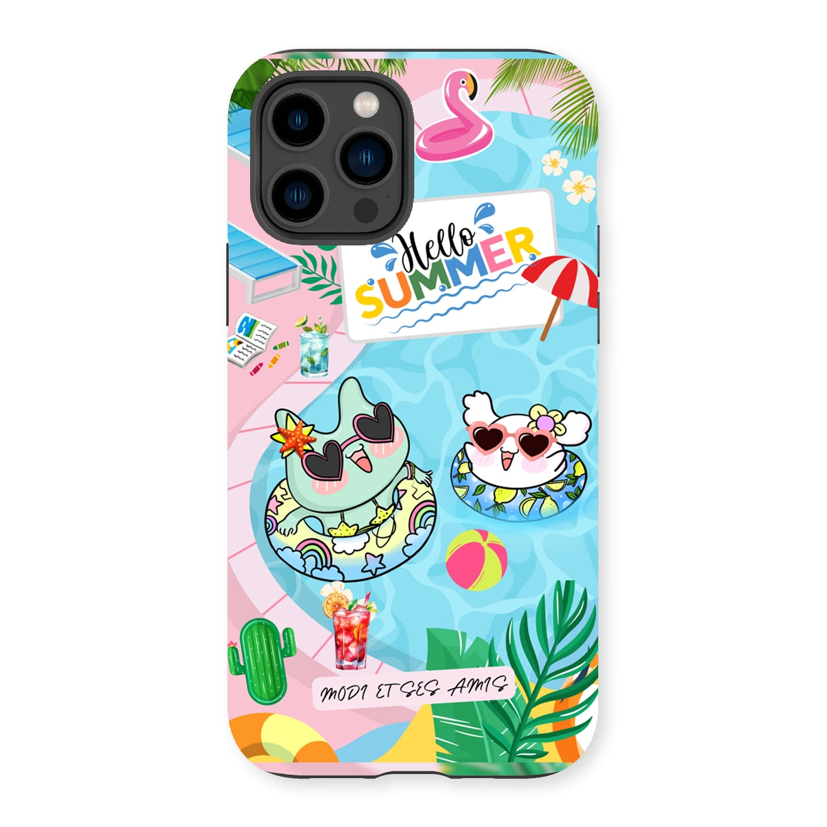 Pink Love Summer Modi et Ses Amis Tough Phone Case