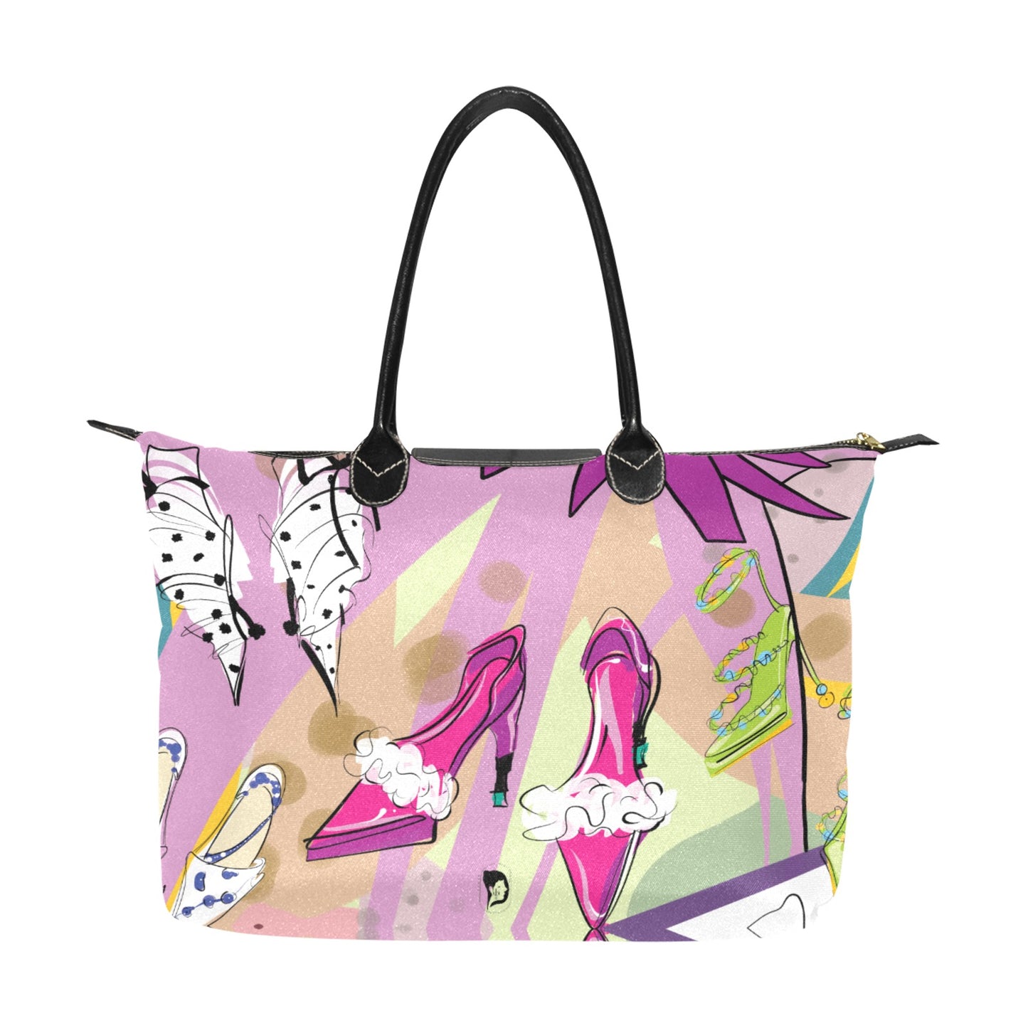 [Dopamine Addict _Shoes Lover] Sac à main classique rose vif pour femme de Shoes Lover