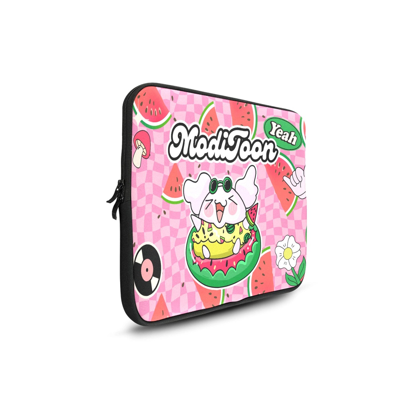 ModiToon Pink Love Custom Sleeve for Laptop 17" | 모디툰 핑크럽 17인치 노트북 가방