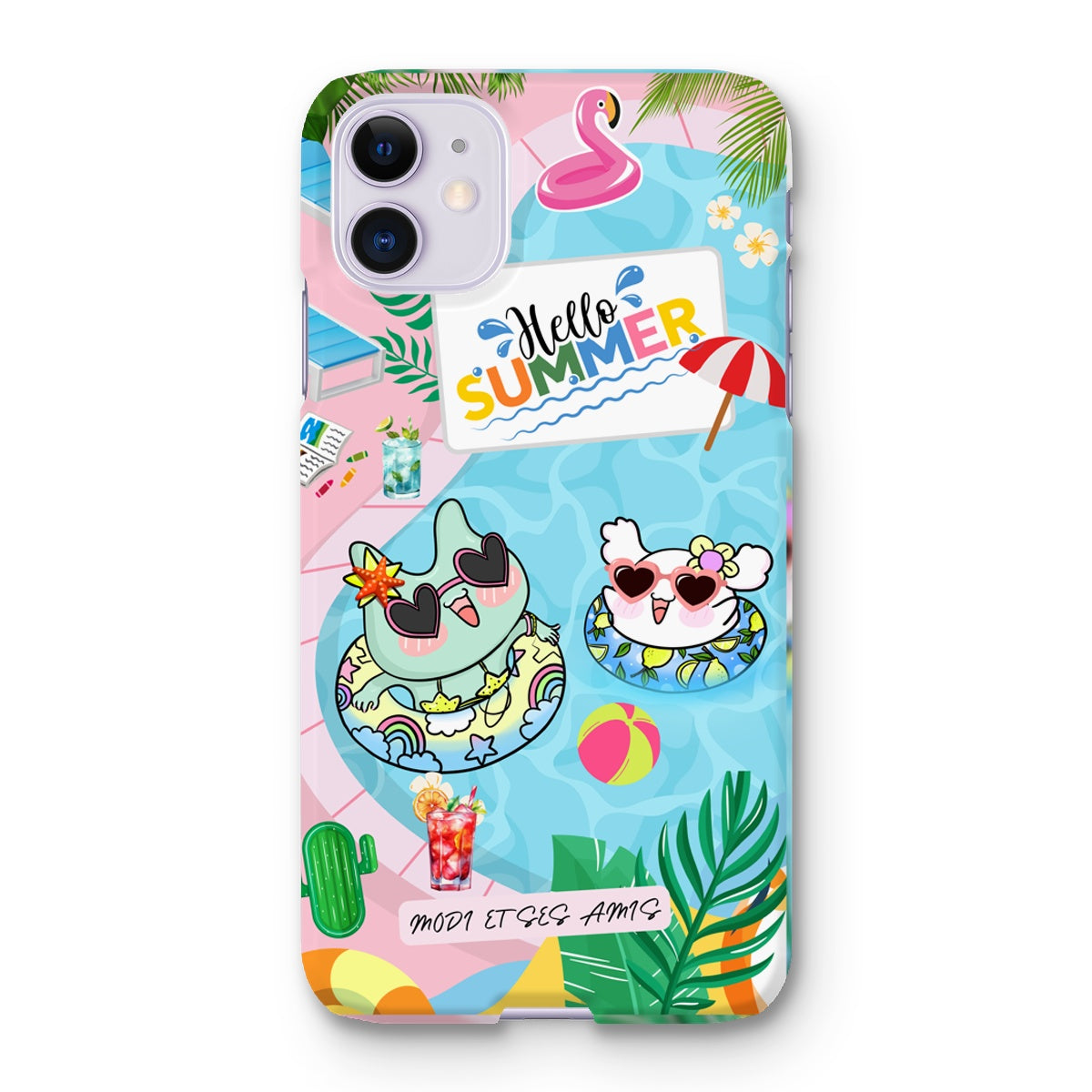 Pink Love Summer Modi et Ses Amis Snap Phone Case