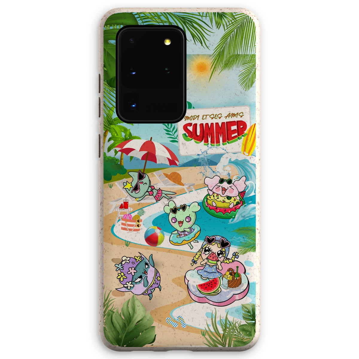 Watermelon vacance Modi et Ses Amis Eco Phone Case