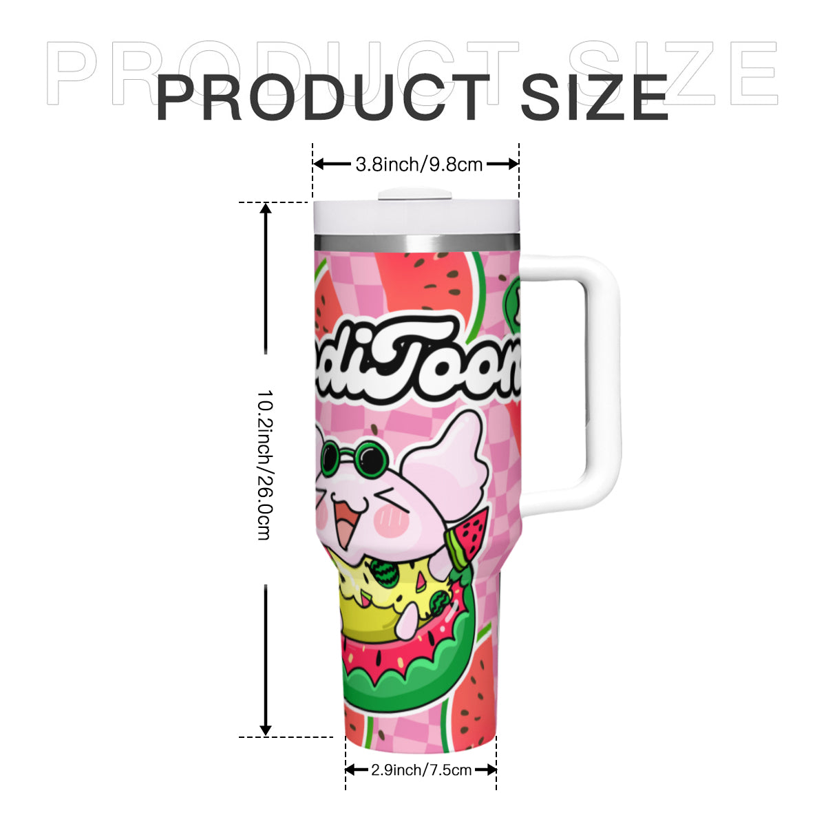 ModiToon Pink Love Tumbler | 모디툰 핑크럽 텀블러