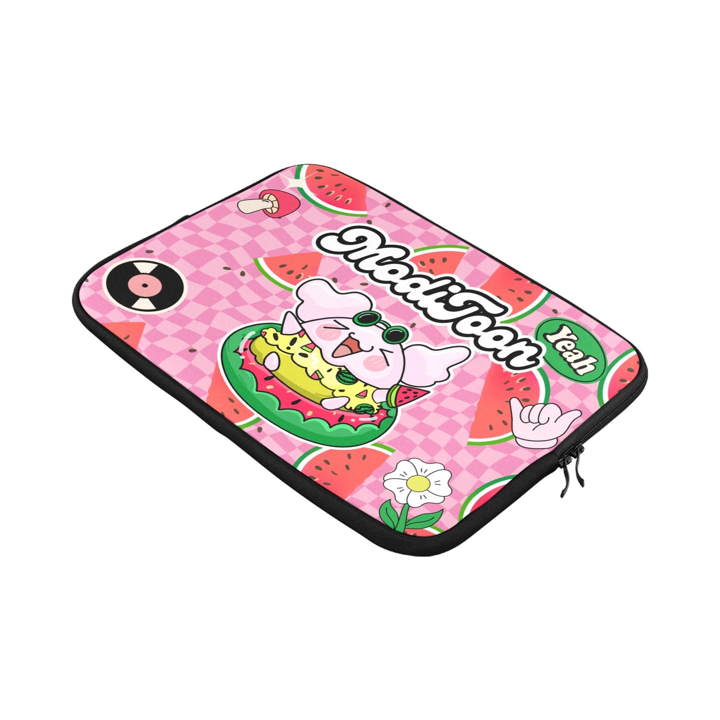 ModiToon Pink Love Sleeve for 15.6" Laptop | 모디툰 핑크럽 15.6인치 노트북 가방