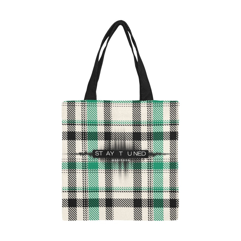 ModiToon Staytuned Check Ecobag [S] 모디툰 스테이튠드 체크 에코백