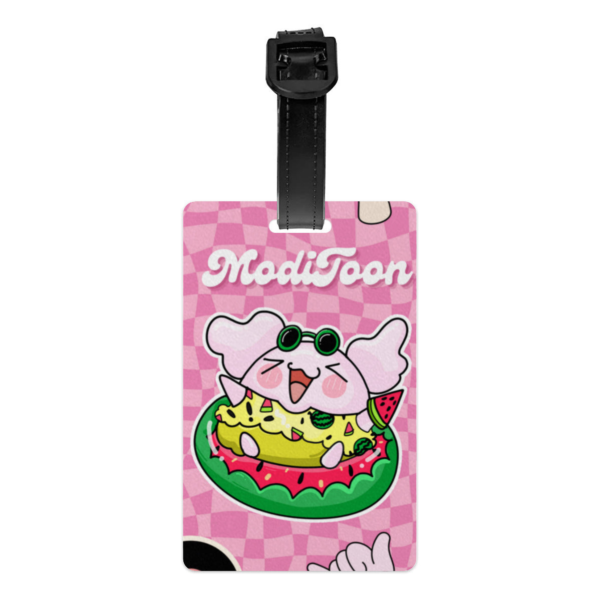 ModiToon Pink Love Name Tag | 모디툰 핑크럽 네임텍