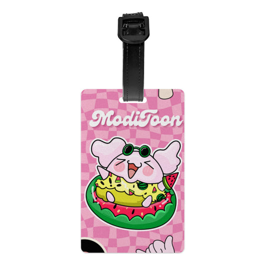 ModiToon Pink Love Name Tag | 모디툰 핑크럽 네임텍