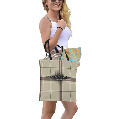 ModiToon Staytuned Check Ecobag [S] 모디툰 스테이튠드 체크 에코백