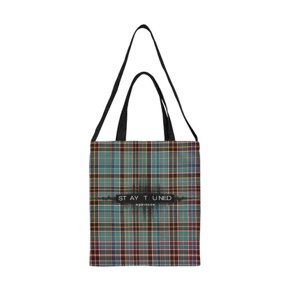 ModiToon Staytuned Check Ecobag Two way  모디툰 스테이튠드 체크 투웨이 에코백