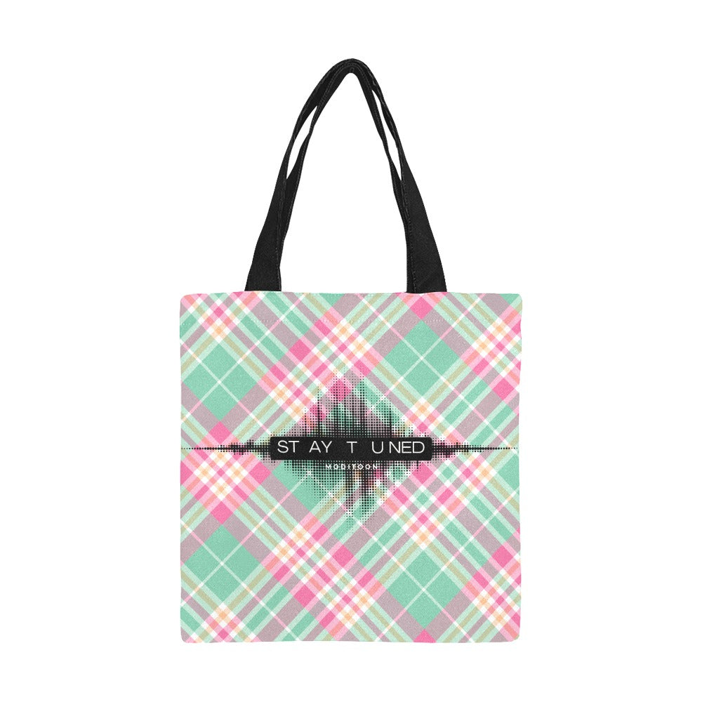 ModiToon Staytuned Check Ecobag [S] 모디툰 스테이튠드 체크 에코백