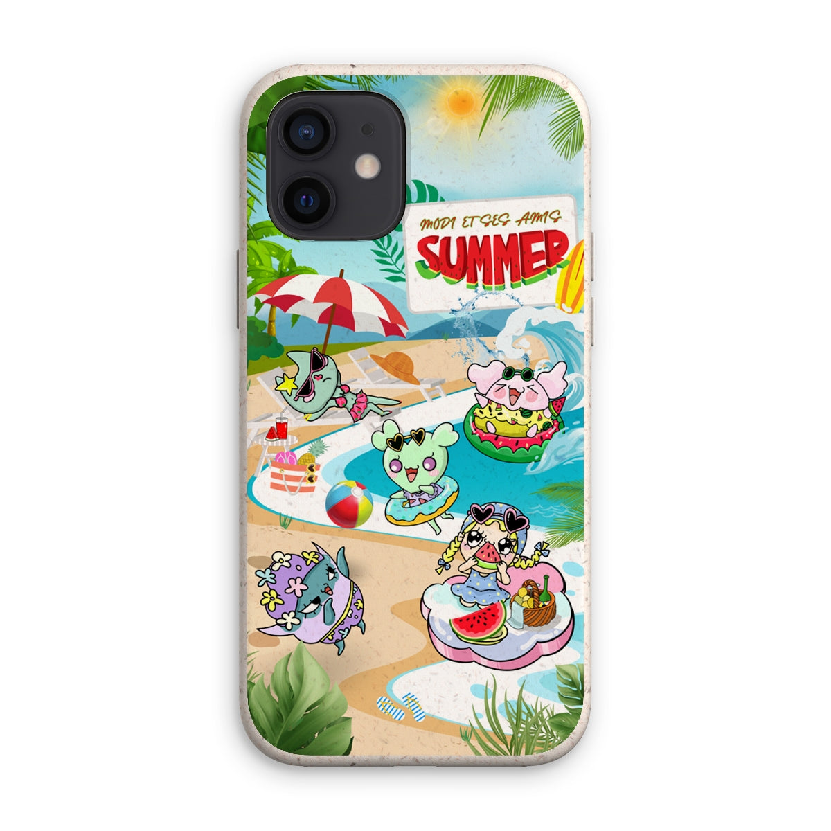 Watermelon vacance Modi et Ses Amis Eco Phone Case