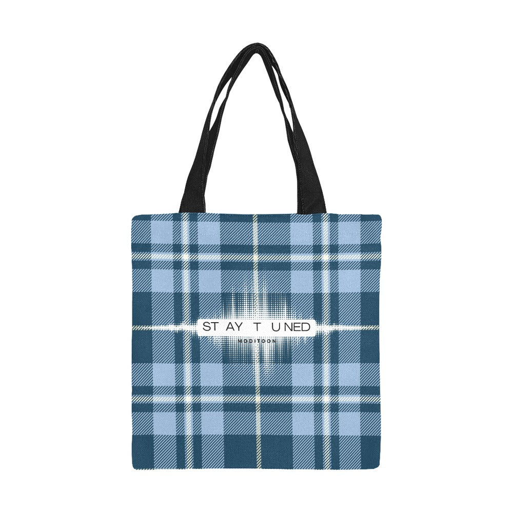 ModiToon Staytuned Check Ecobag [S] 모디툰 스테이튠드 체크 에코백