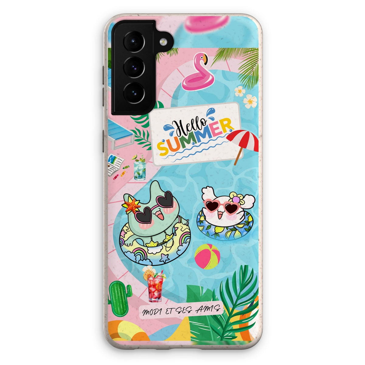 Pink Love Summer Modi et Ses Amis Eco Phone Case