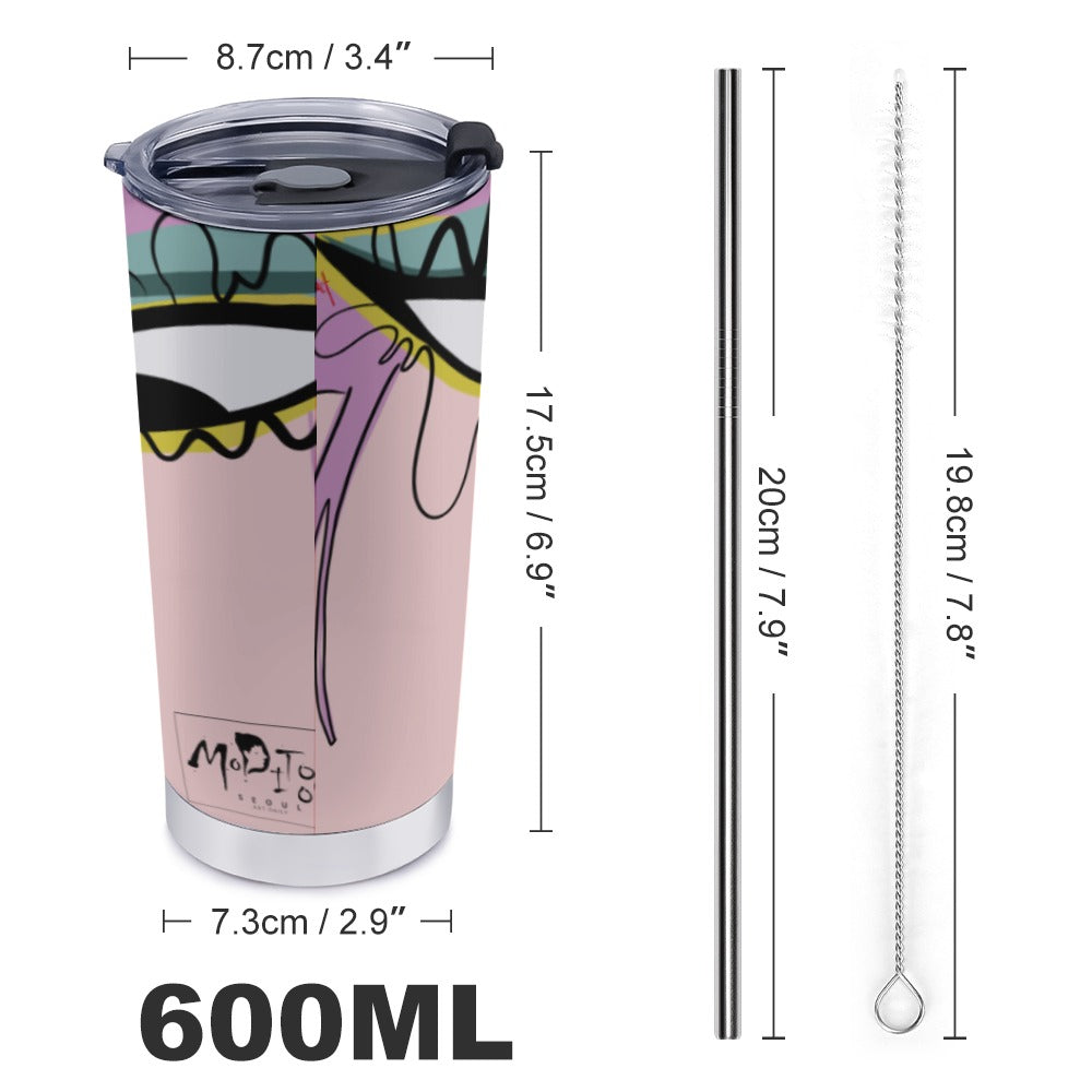 [Dopamine Addict] Travel Coffee Mug 20 Oz