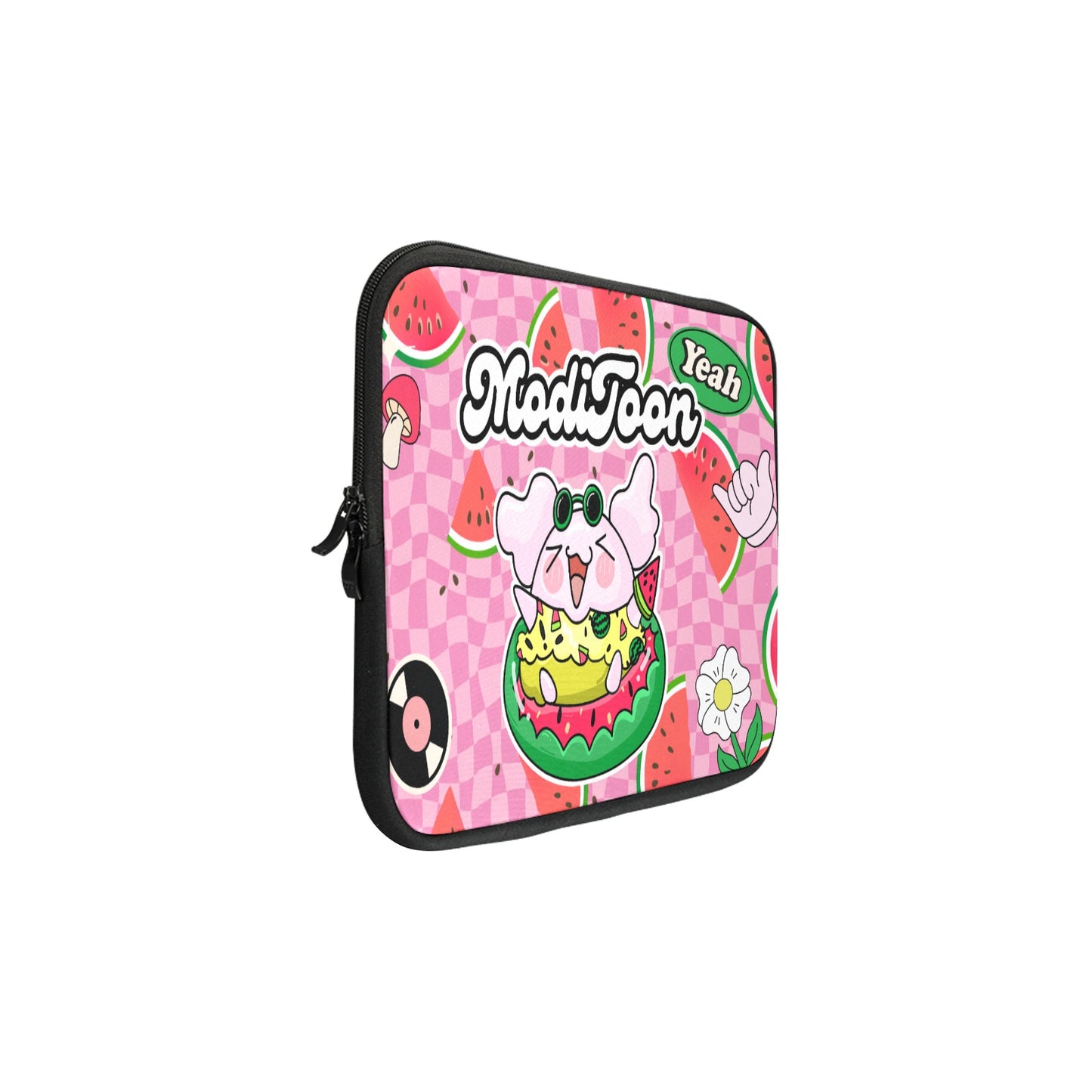 ModiToon Pink Love Sleeve for 11" 11.6" Laptop | 모디툰 핑크럽 11.6인치 노트북 가방