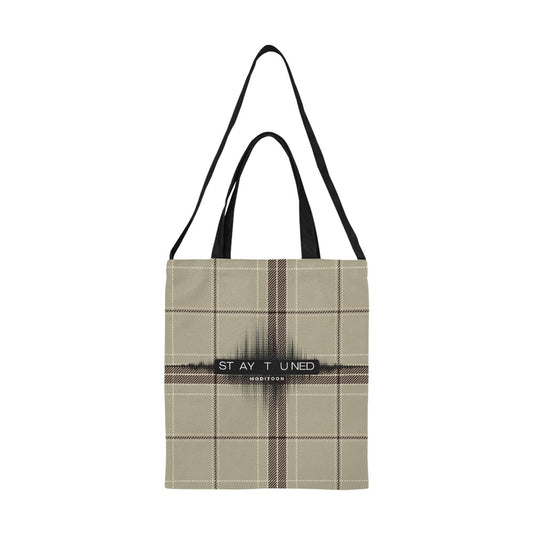 ModiToon Staytuned Check Ecobag Two way  모디툰 스테이튠드 체크 투웨이 에코백