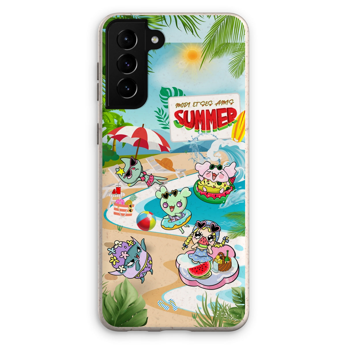 Watermelon vacance Modi et Ses Amis Eco Phone Case