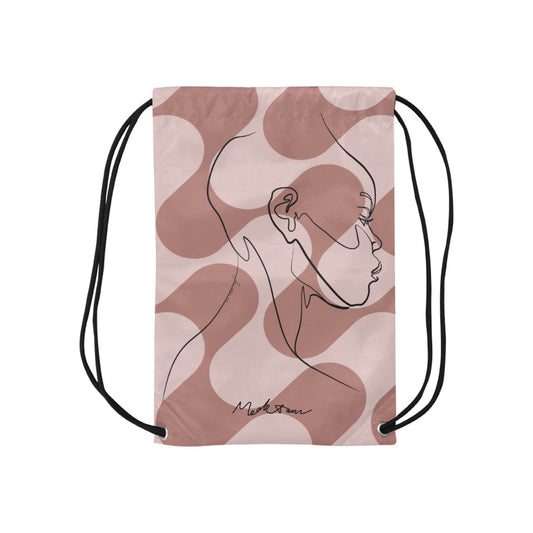 ModiToon Thinker Drawstring Bags  S  | 모디툰 생각하는 사람 드로우스트링 백
