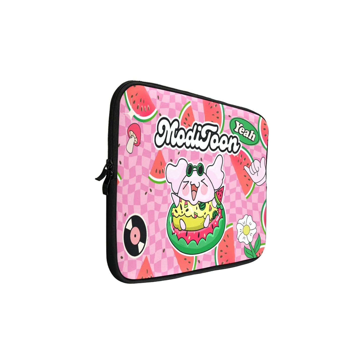 ModiToon Pink Love Sleeve for 15.6" Laptop | 모디툰 핑크럽 15.6인치 노트북 가방