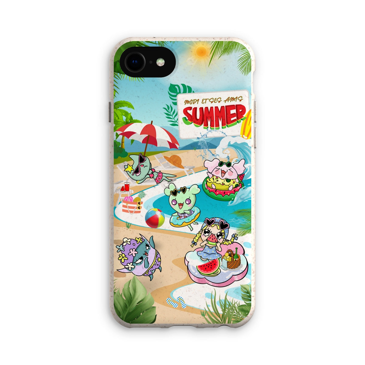 Watermelon vacance Modi et Ses Amis Eco Phone Case